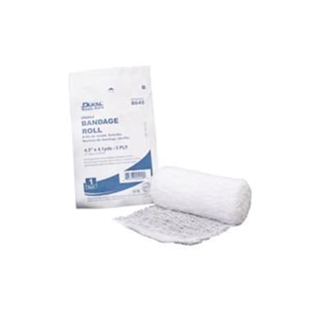 Dukal Sterile- Basic Care Bandage Roll- 4.5 in. x 4.1yds- 3-ply 8645